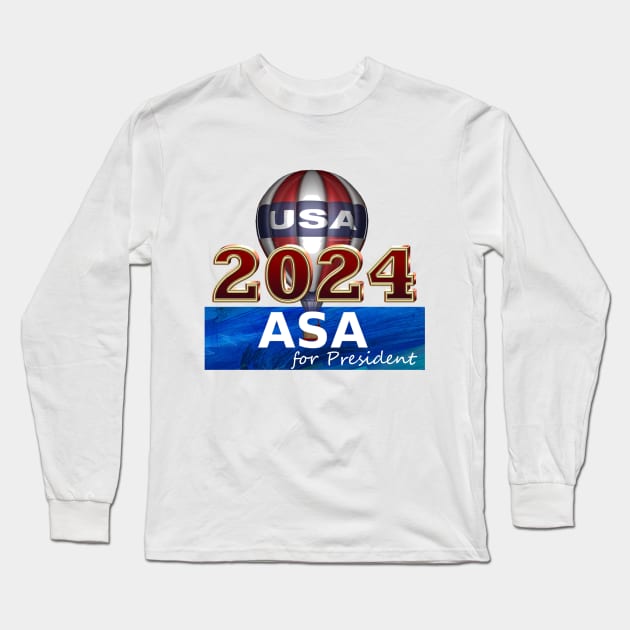 Asa Hutchinson 2024 Long Sleeve T-Shirt by teepossible